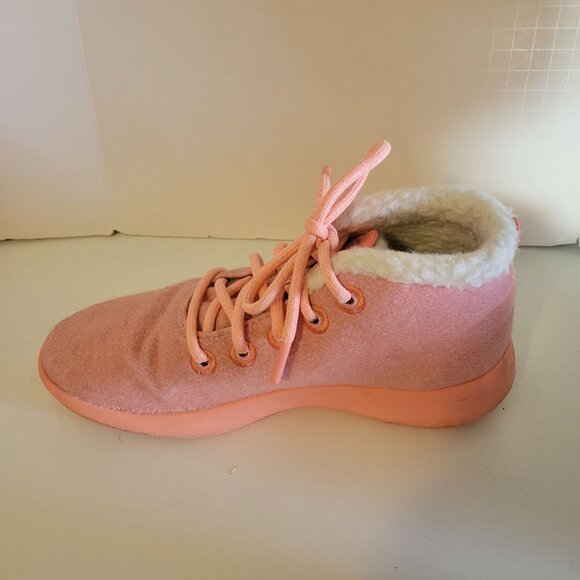 Allbirds Calm Coral Wool Runner-Up Mizzle Fluff Booties Size 9 - Picture 8 of 12